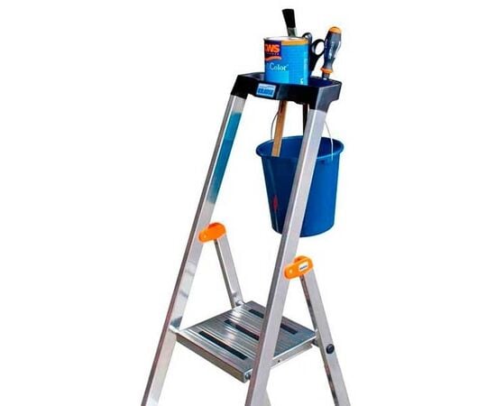 Stepladder Krause Safety 126313 65/265 cm