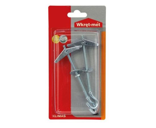 Toggle anchor with round hook Wkret-met BM-05090-C M5x90 mm 2 pcs