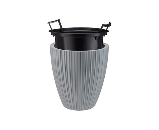 Flower pot FORM PLASTIC Mika 30 anthracite