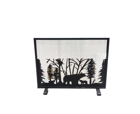 Fireplace shield 60x80 cm