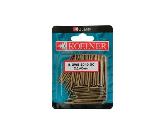 Joiner's nails Koelner 1,4X25 mm galvanized 300 pcs B-GWS-1425OC