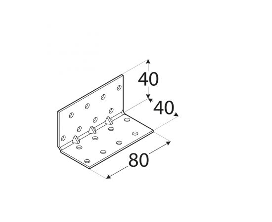 Corner perforated Domax KMP 3