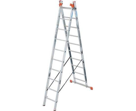 Aluminum ladder Krause Tribilo 129680 665 cm