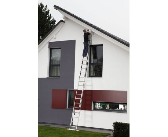 Aluminum ladder Krause Tribilo 129680 665 cm