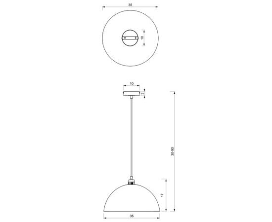 Подвес Milagro MLP7897 BETA 1 E27 Ø35cm Белый золото