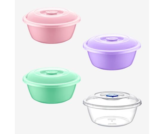 Plastic bowl with lid Irak Plastik HOME DESIGN BD-610 6.6 l