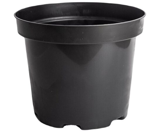 Plastic pot 15 l (black) with drainage system