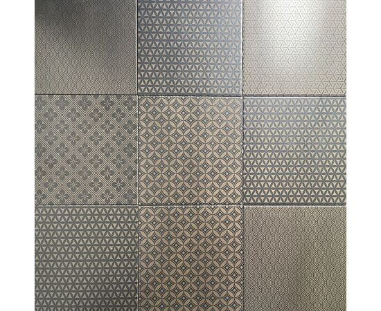 Porcelain tile Ceramica Tauro S.L. Metal Moka Porc 22,5x22,5cm