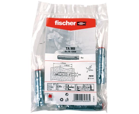 ანკერი Fischer TA М8 B 4 ც.