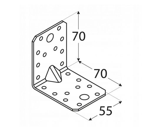 Reinforced corner Domax KPS 4