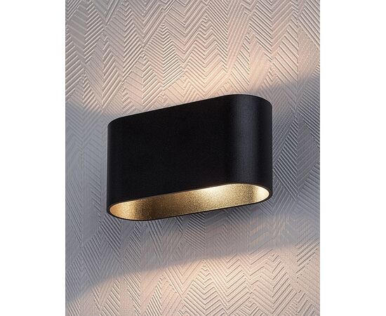 Sconce Rabalux KAUNAS 1 G9 h80 L160 black 7023