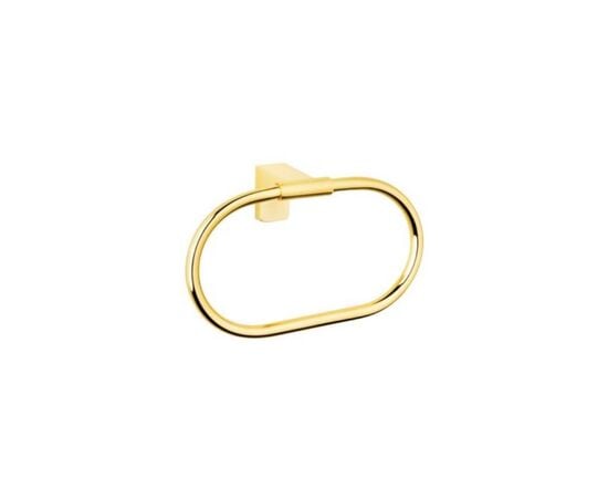 რგოლი პირსახოცებისთვის Tema Premium Ring Towel Bar 71008 G Gold