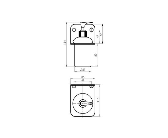 Bathroom accessories set Alto