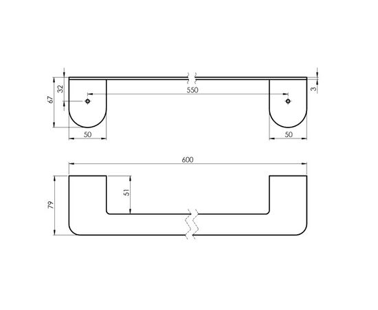 Bathroom accessories set Alto