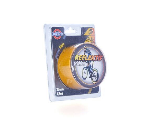 Skotch tape reflective Boss Tape 3630 35 mm/ 1.5 m yellow