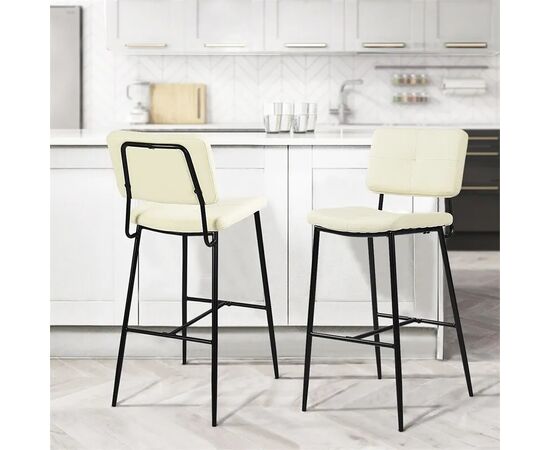 Bar chair Independence high bar bouton white