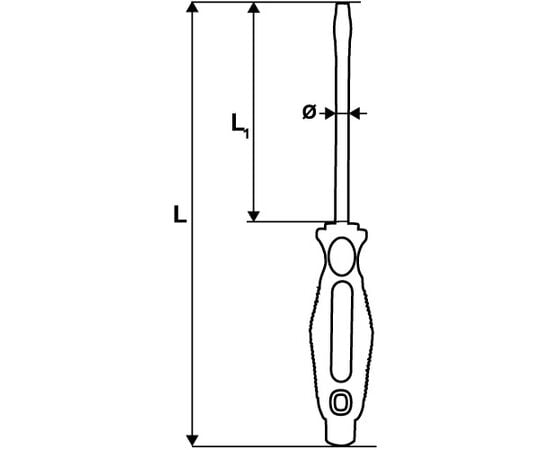 Отвертка Topmaster 221579 PH0 4x150 мм