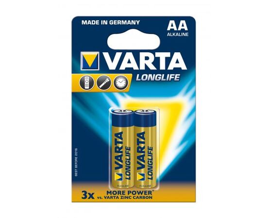 Battery VARTA Alkaline Long Life AA 1.5 V 2 pcs