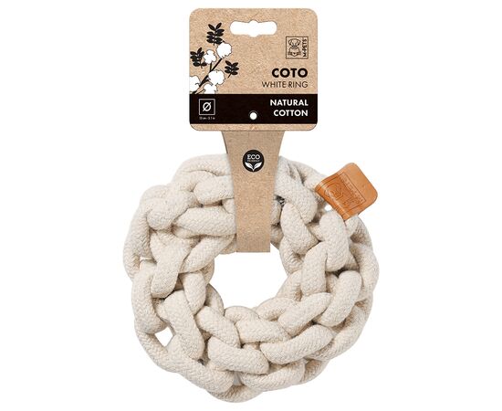 Dog toy ring M-Pets Coto 18cm white