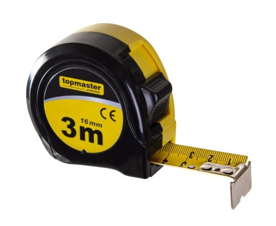 Measuring tape Topmaster Black Edition 260550 3 m