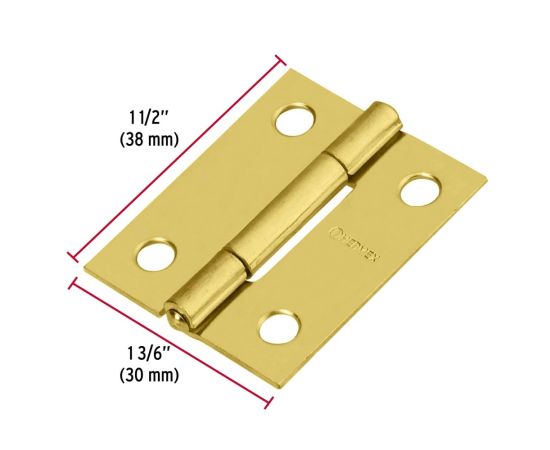 Hinge Hermex 43193 BR-151 38/30mm 1mm