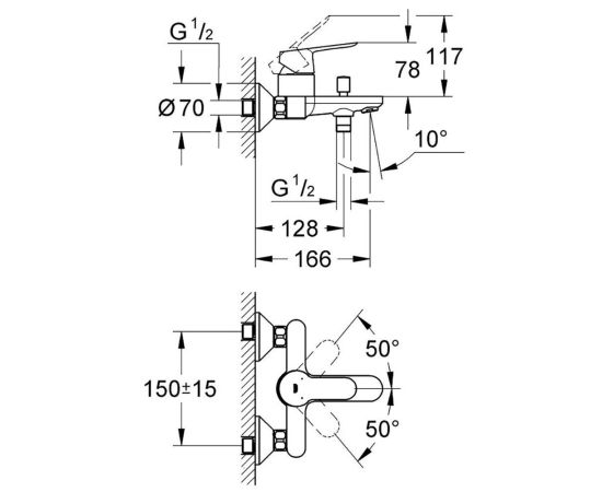 Shower set Grohe START EGDE BUNDLE M/120210