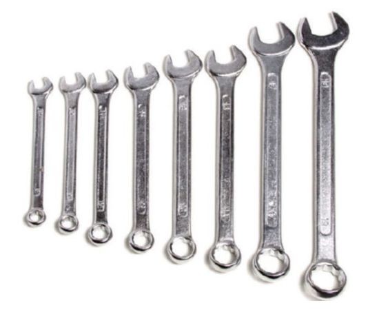 Combination spanners GADGET GD CR-V 8-19mm 8 pcs