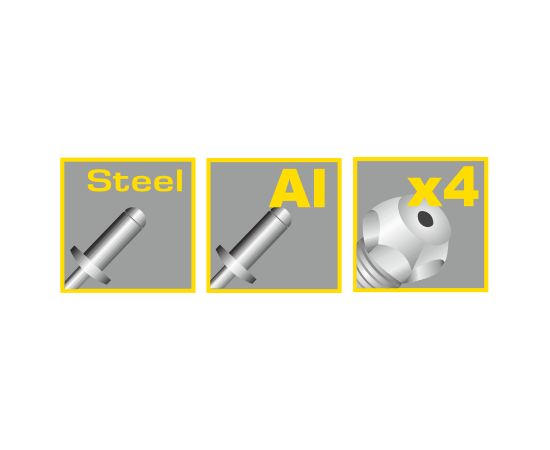 Hand riveter heavy duty Topmaster 491111 270 mm