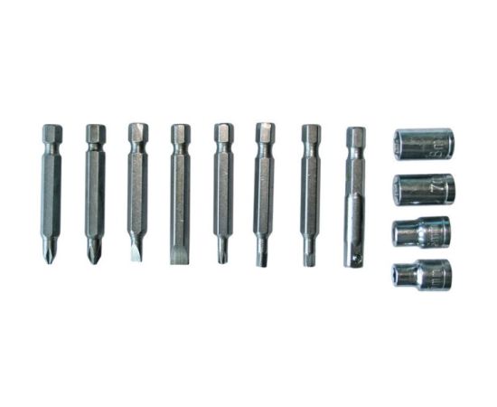 Set of bits Gadget 1/4" 390704 12 pcs