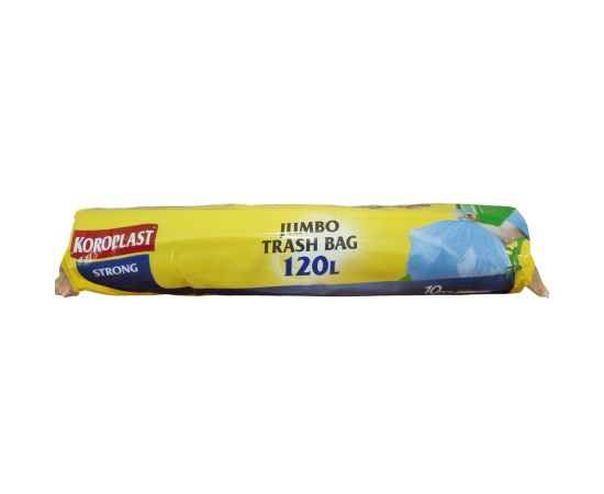 Garbage bag Koroplast 120l 80x110cm 10pcs blue