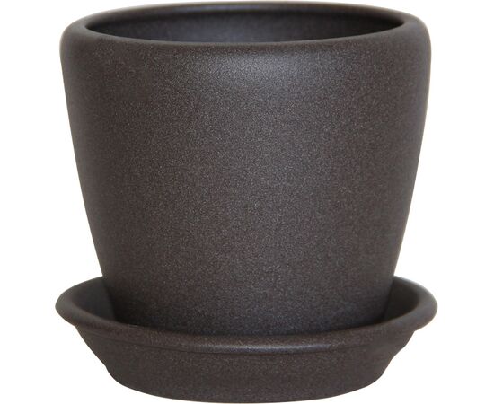 Pot ceramic Oriana Gracia №4 1.2 l chocolate