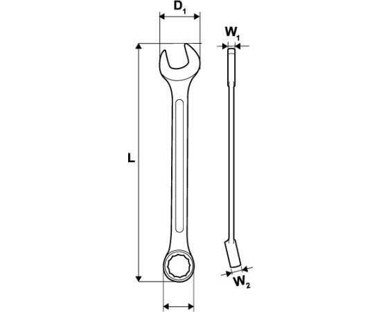 Combination wrench Topmaster 230505 10 mm