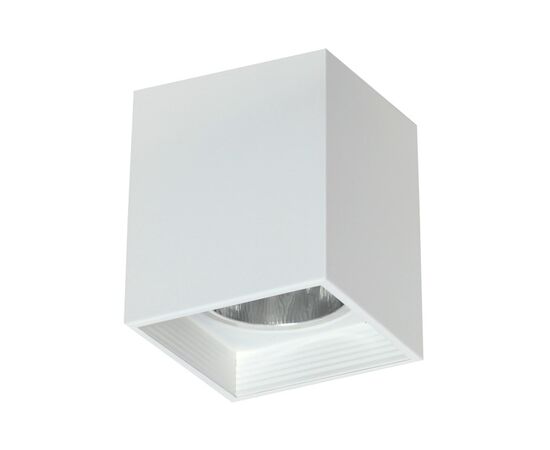 სანათი წერტილოვანი Luminex Downlight square 7252 1x60W E27 თეთრი