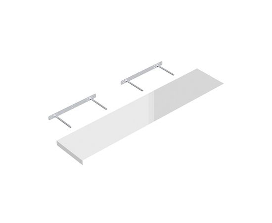 Shelf white Domax FSG 118/24 BI 1180x235 mm