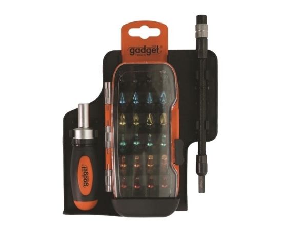 Screwdriver-ratchet + set of bits Gadget 225208 26 pcs