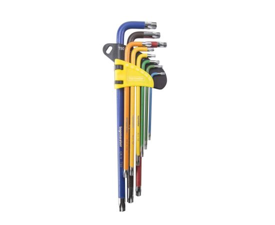 Set of hex keys Topmaster (Automative) Hex CR-V  (9 pcs.) TT10-TT50 2nd Generation Color TMP