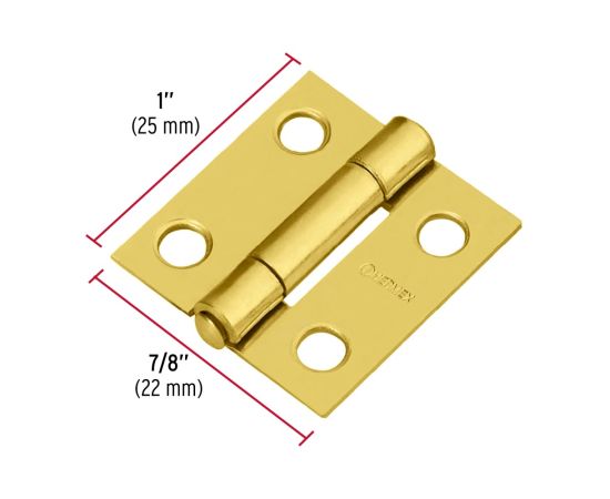 Петля врезная Hermex 43192 BR-101 25/22mm 1mm