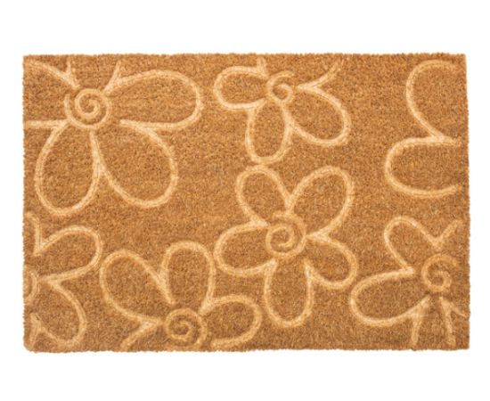 Rug Hamat E-Coco Embossed Daisies 40x60 cm