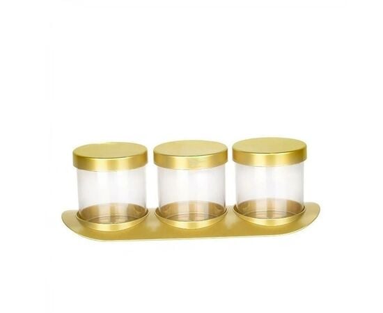 Set of plastic jars TITIZ 18275 127x333x106cm 3pcs