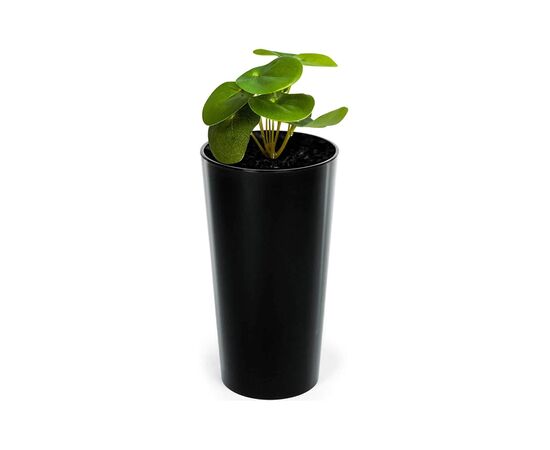 Flower pot LAMELA Donica LILIA 400 - czarny 29.5 L