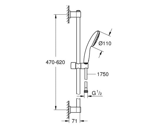 Душевой комплект Grohe 2794200