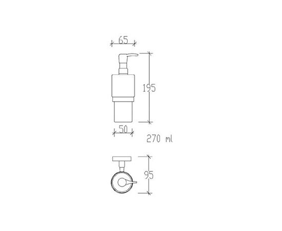 Liquid soap holder Tema 71219