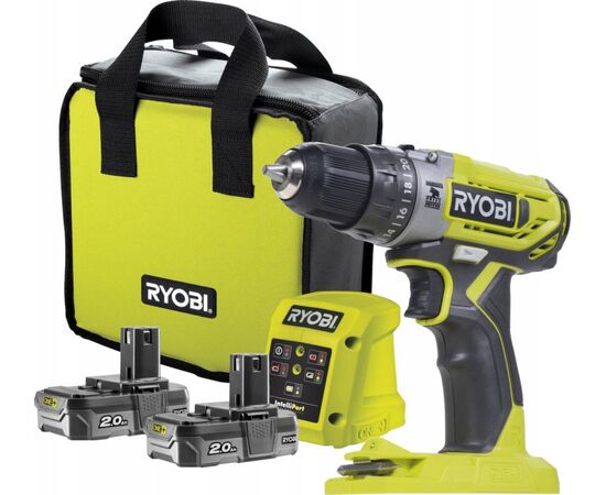 Cordless impact drill-screwdriver Ryobi ONE+ R18PD2-220S 18V