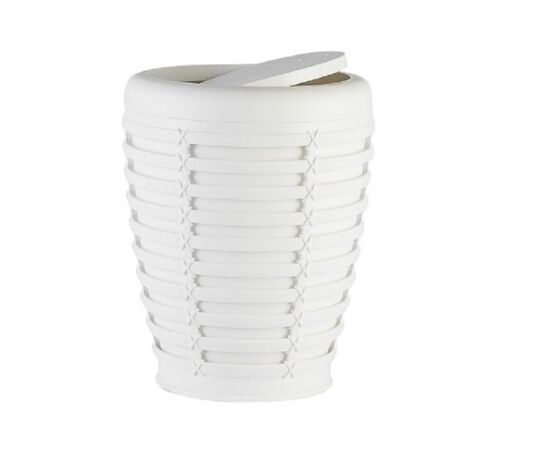 Urn PALM WHITE WASTE BIN