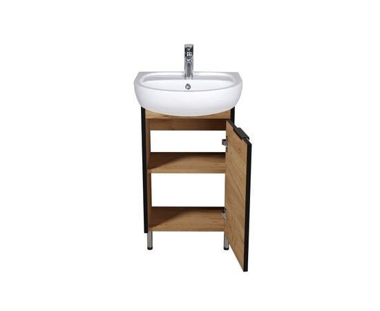 Bathroom furniture with washbasin Dacota Craft 50 wood Solo 50 cm