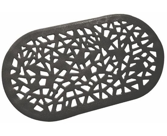 Bath mat Bisk Grenada 06760 68x39 cm black