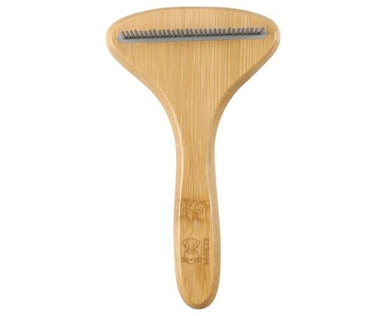 Dog comb with rotating teeth M-Pets Bamboo