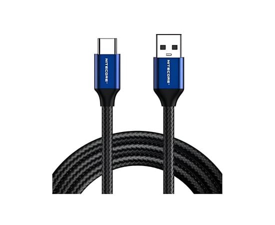 Кабель Nitecore 1м 3A USB A USB C UAC20