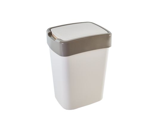 Trash can Aleana Evro 10l white rose-cocoa