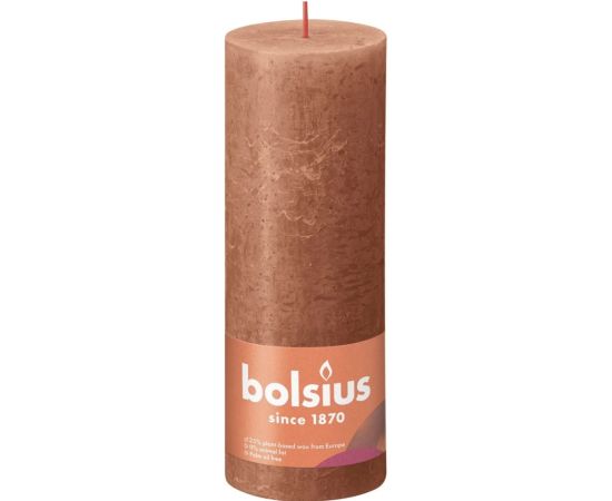 Pillar candle Bolsius Rusty Pink 190/68 mm